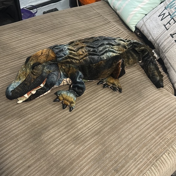 Folkmanis Alligator hand puppet - Picture 4 of 10